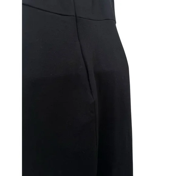 NEW Lulus Black Bodycon Midi Dress Sexy LBD L Large Ruched Side Women's Cocktail - Picture 9 of 12